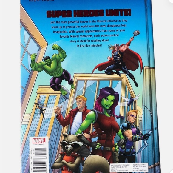 Marvel Superhero 5-Minute Stories Book - Picture 2 of 2